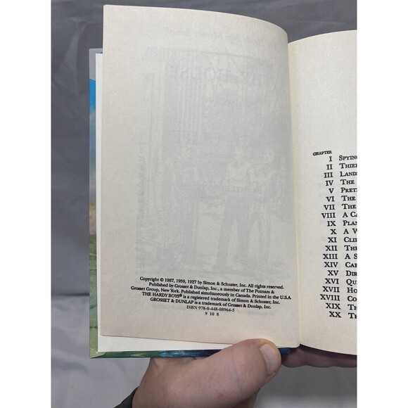 The Hardy Boys Volume 1 and 2 Back to Back 1987 Hardcover Double Book Edition - Picture 10 of 11